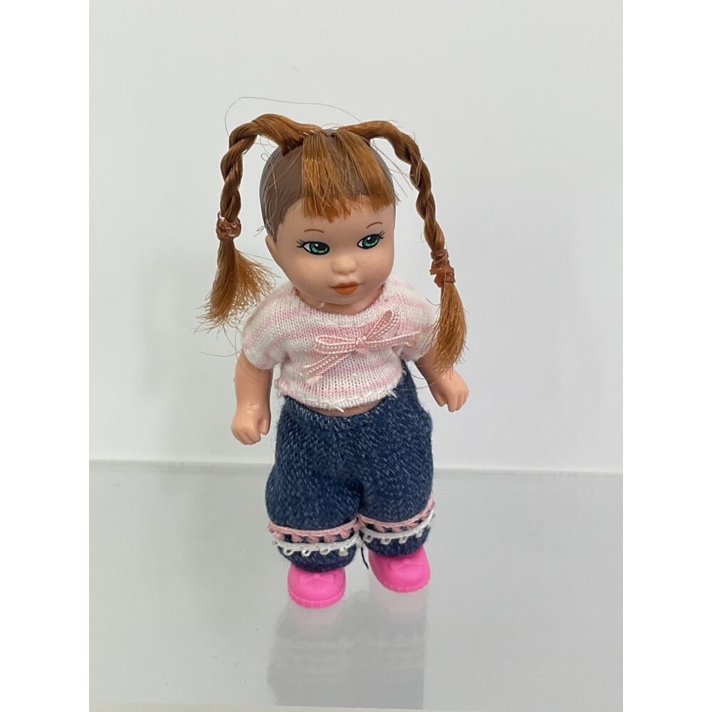 Happy Family Nikki Barbie Toddler Doll With Braided Hair & Denim Pants